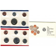 United States Mint UNC coinset 1992 P and D